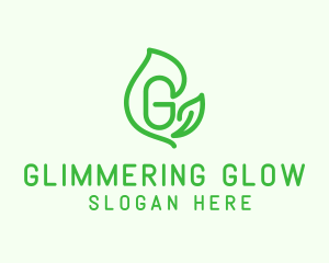 Leafy Letter G logo design