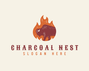 Bison Flame Grill logo