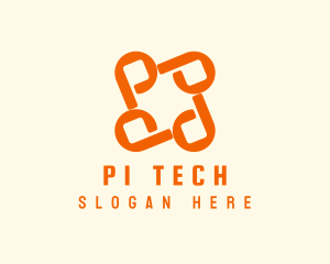 Generic Tech Letter P logo design