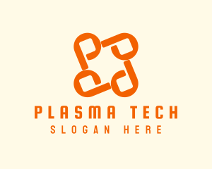 Generic Tech Letter P logo design