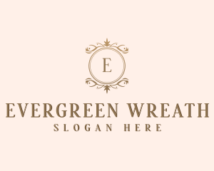 Floral Wreath Beauty logo design