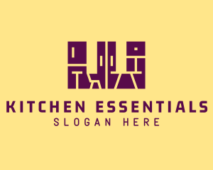 Kitchen Cabinet Furniture logo design