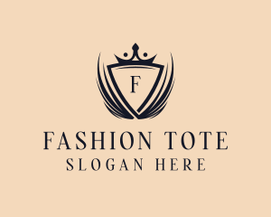 Fashion Crown Shield logo design