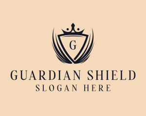 Fashion Crown Shield logo design