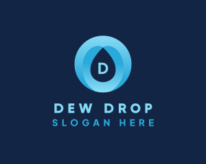 Aquatic Water Drop  logo design