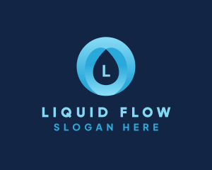 Aquatic Water Drop  logo design