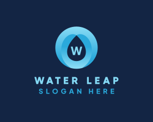 Aquatic Water Drop  logo design