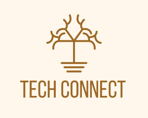 Simple Tree Branch logo