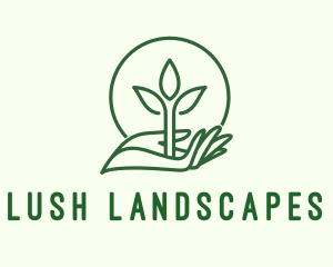 Leaf Plantation Hand logo