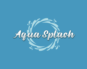 Water Whirlpool Splash logo design