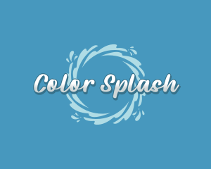 Water Whirlpool Splash logo design