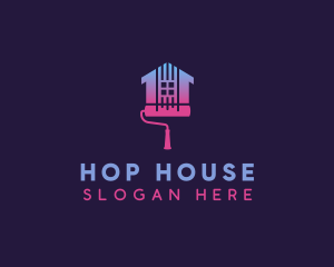 House Paint Renovation logo design