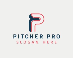 Business Company Letter P logo design