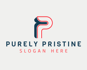 Business Company Letter P logo design