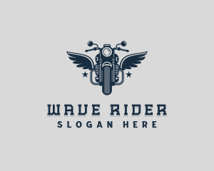 Motorbike Rider Motocross logo design