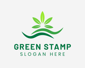 Green Leaf Cannabis logo design