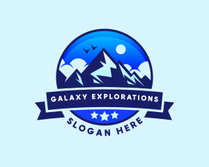 Mountain Explore Adventure  logo design