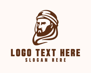 Bedouin Arabic Man logo