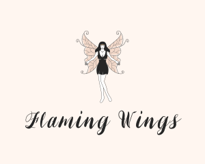 Magical Fairy Woman logo design