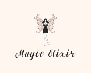 Magical Fairy Woman logo design