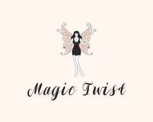 Magical Fairy Woman logo design