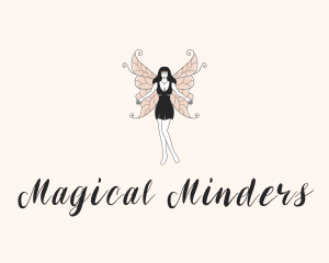 Magical Fairy Woman logo design