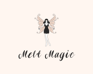 Magical Fairy Woman logo design