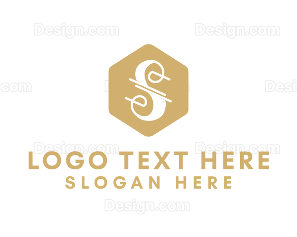 Luxury Cursive Letter S Logo