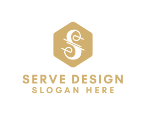 Luxury Cursive Letter S logo design