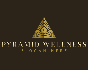 Corporate Pyramid Triangle logo design