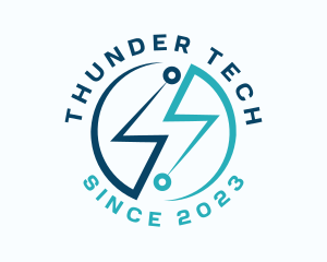 Lightning Data Tech logo design