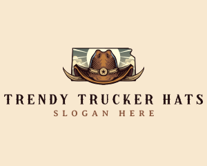 Cowboy Hat Kansas logo design