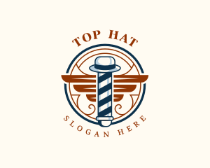 Gentlemen Retro Barbershop  logo design