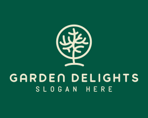 Natural Tree Forest  logo design