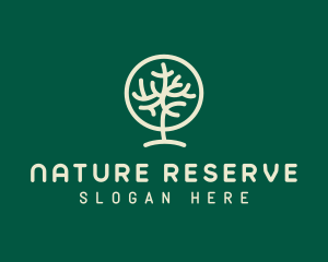 Natural Tree Forest  logo design