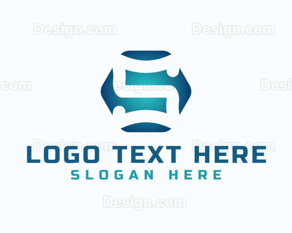 Business Hexagon Letter S Logo