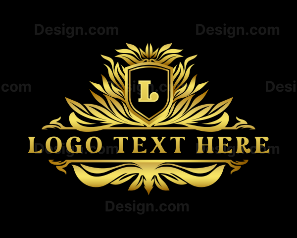 Elegant Ornament Crest Logo