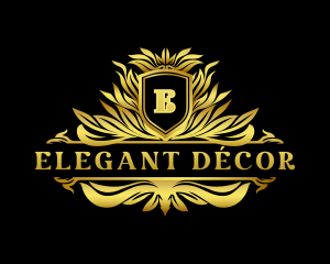 Elegant Ornament Crest logo design