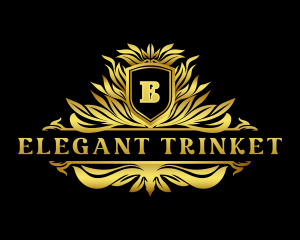 Elegant Ornament Crest logo design