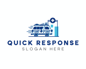 Emergency Ambulance Vehicle logo