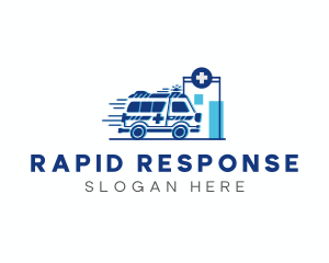 Emergency Ambulance Vehicle logo