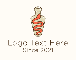 Snake Bottle Liquor logo