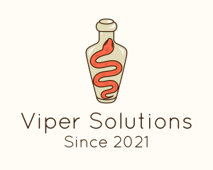 Snake Bottle Liquor logo