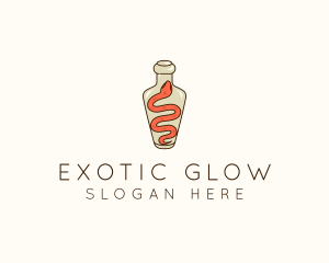 Snake Bottle Liquor logo