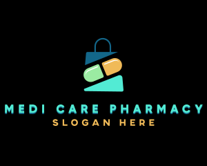 Pharmacy Shopping Bag  logo design