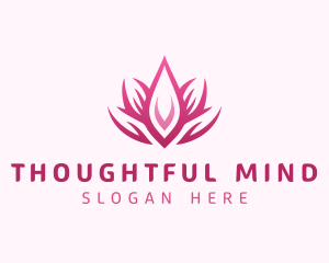 Lotus Flower Plant logo design