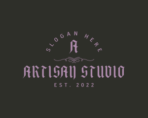 Gothic Punk Tattoo Studio logo design