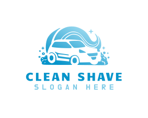 Auto Wash Car Cleaning logo design