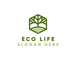 Eco Tree Gardening logo design