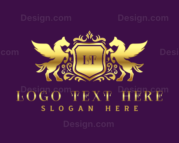 Deluxe Pegasus Jewelry Logo